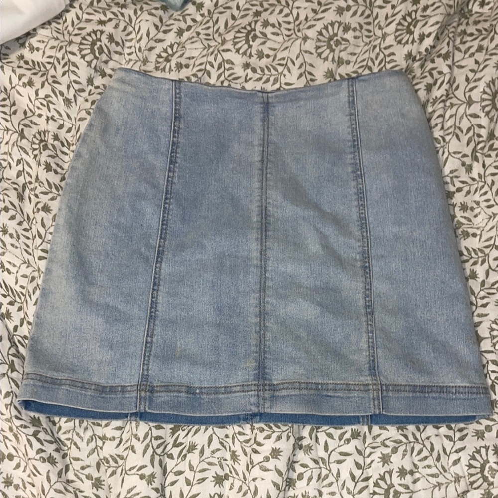 Denim Mini Skirt